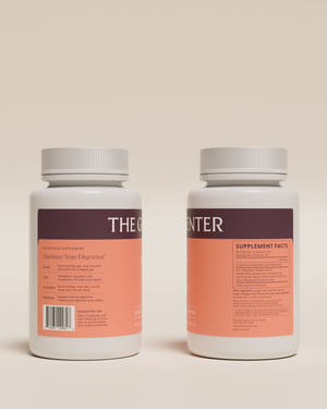 Two Digestive Power bottles showing the back labels: directions and the Supplement Facts panel.