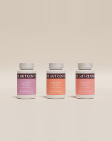 Renew Supplements: Complete Release, Digestive Power and Purifying Detox bottles side by side.